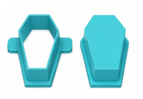 Coffin Cake Pop Mold with Cutter, Popper and Tray Option