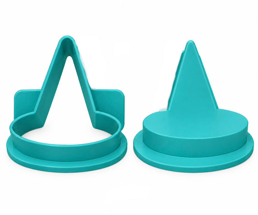 Witch Hat Cake Pop Mold with Cutter, Popper and Tray Option