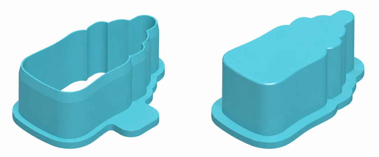 Baby Bottle Cake Pop Mold with Cutter, Popper and Tray Option