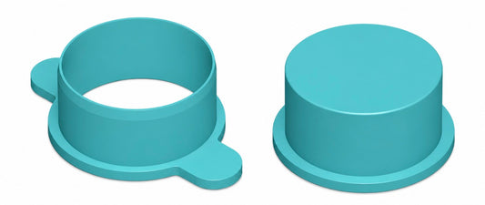 1.75” Circle Cake Pop Mold with Cutter, Popper and Tray Option