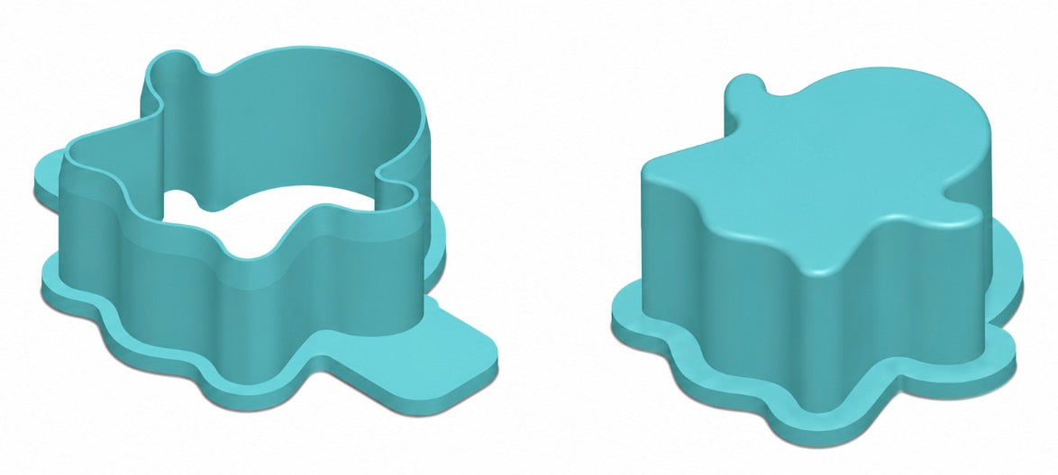 Ghost Cake Pop Mold with Cutter, Popper and Tray Option