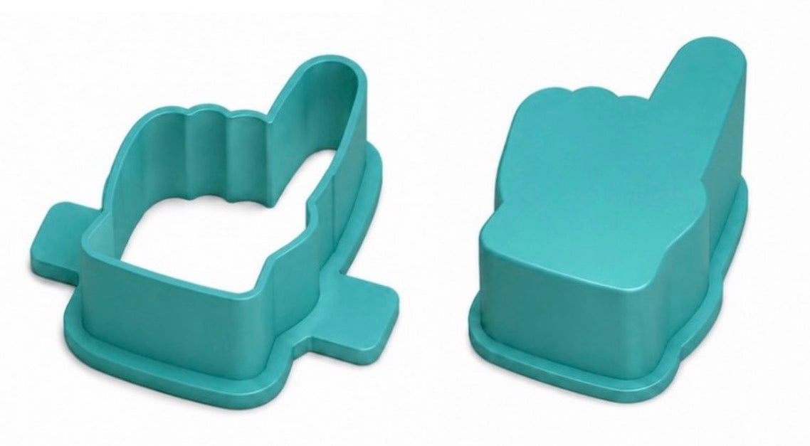 Foam Finger Cake Pop Mold with Cutter, Popper and Tray Option