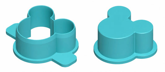 Mouse Cake Pop Mold with Cutter, Popper and Tray Option