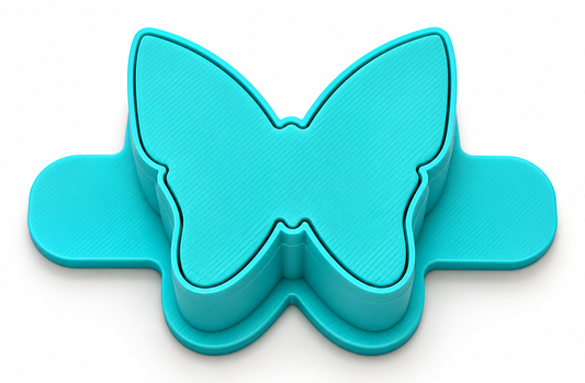 2” Butterfly Cake Pop Mold with Cutter, Popper and Tray Option