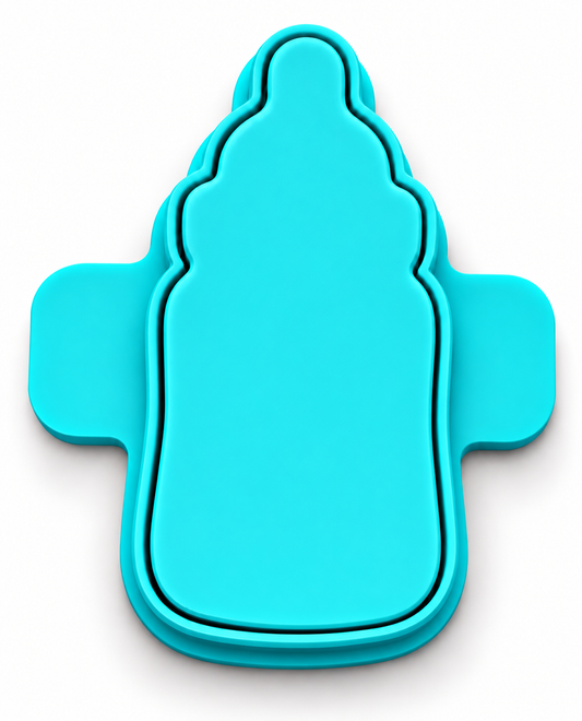 Baby Bottle Cake Pop Mold with Cutter, Popper and Tray Option
