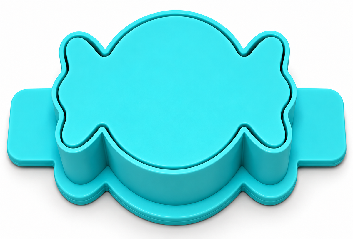 Wrapped Candy Cake Pop Mold with Cutter, Popper and Tray Option