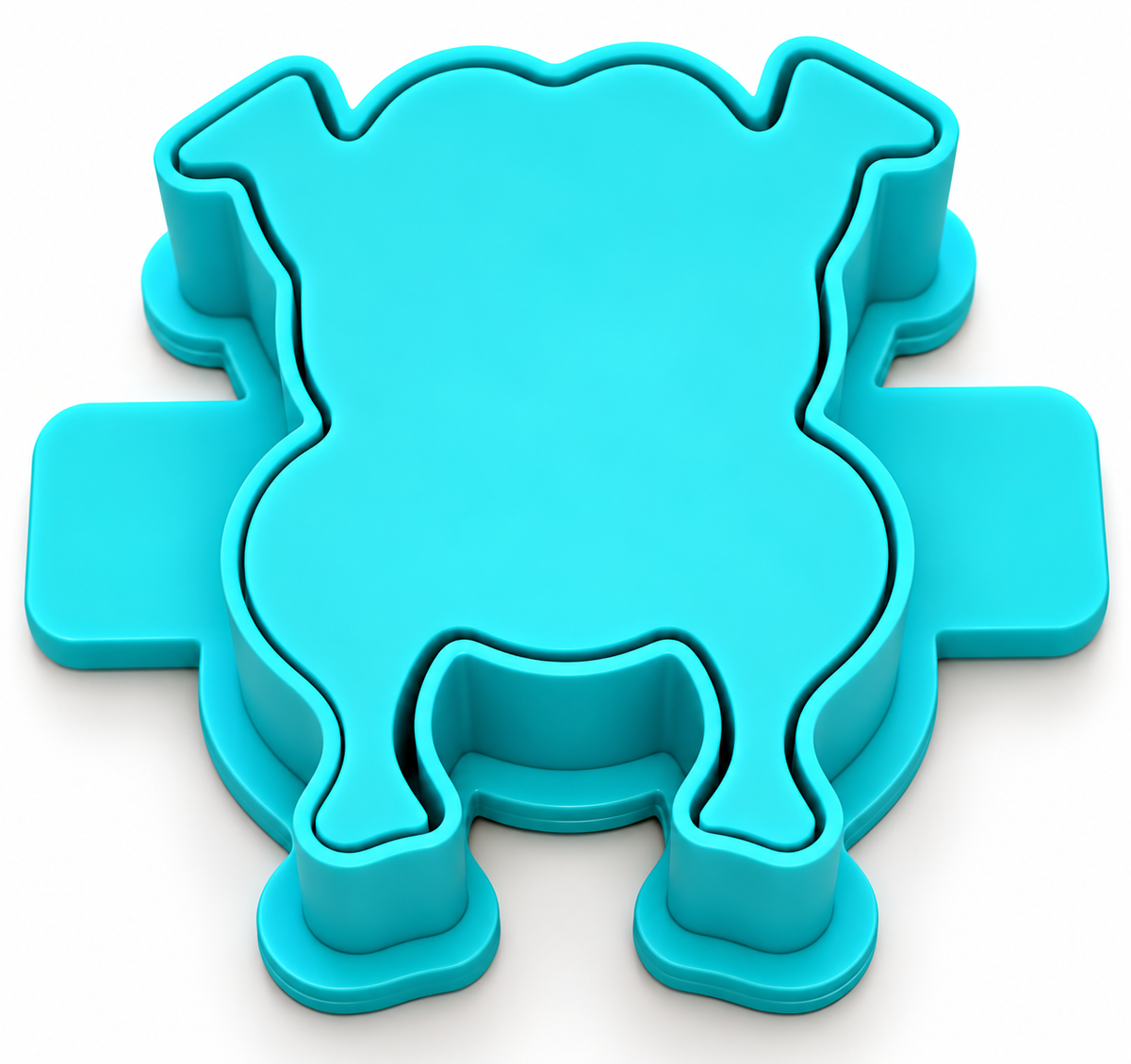 Roasted Turkey Cake Pop Mold with Cutter, Popper and Tray Option